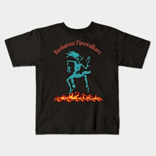 Bucharest firewalkers Kids T-Shirt